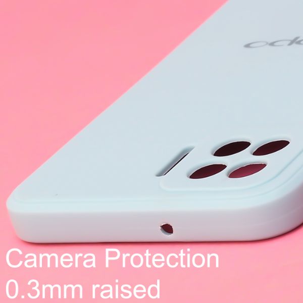 Light Blue Candy Silicone Case for Oppo F17