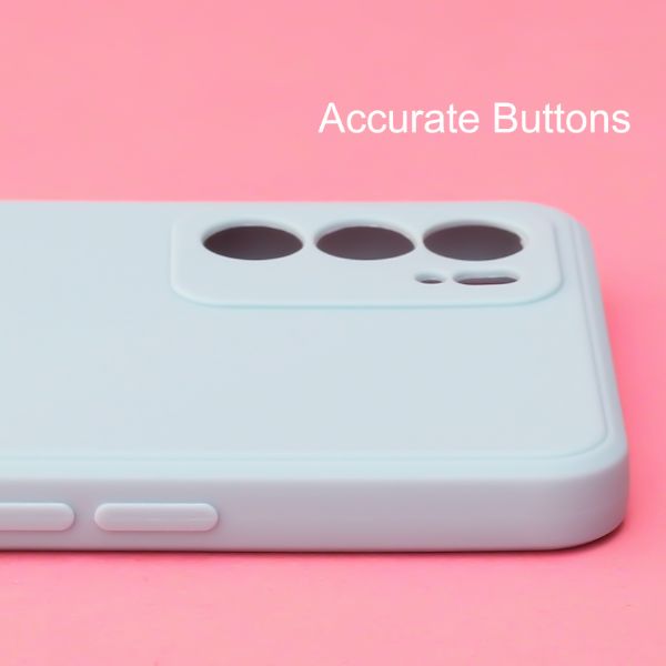Light Blue Candy Silicone Case for Oppo Reno 6