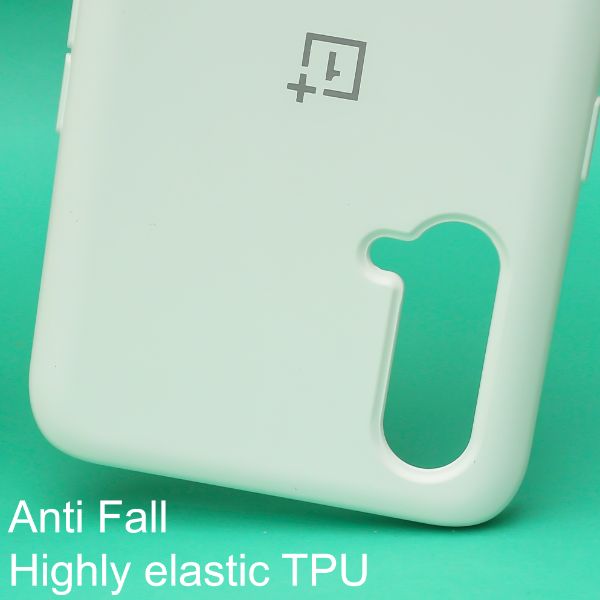 White Original Silicone case for Oneplus Nord CE