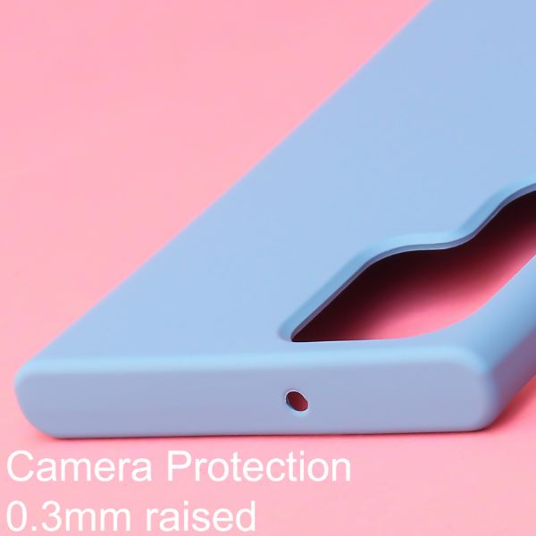 Sky blue Original Silicone case for Samsung S22 Ultra