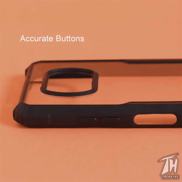 Hybrid Shockproof silicone Safe transparent Case for Poco X3