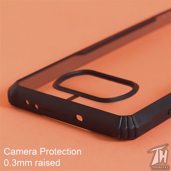 Hybrid Shockproof silicone Safe transparent Case for Poco X3