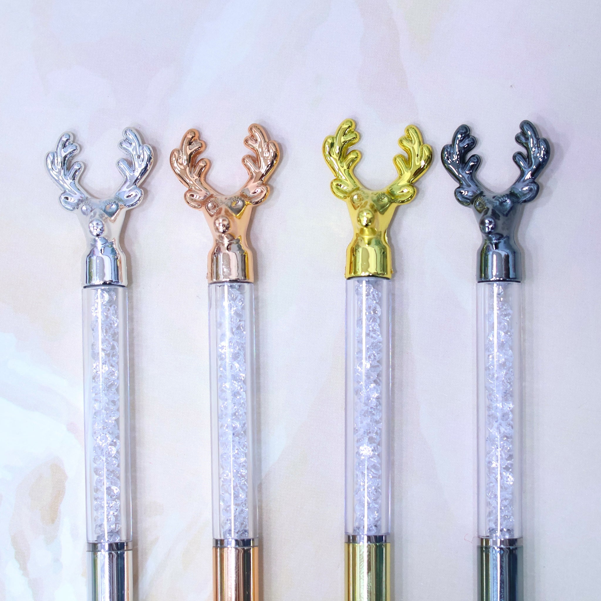 Reindeer Crystal Metallic Pen