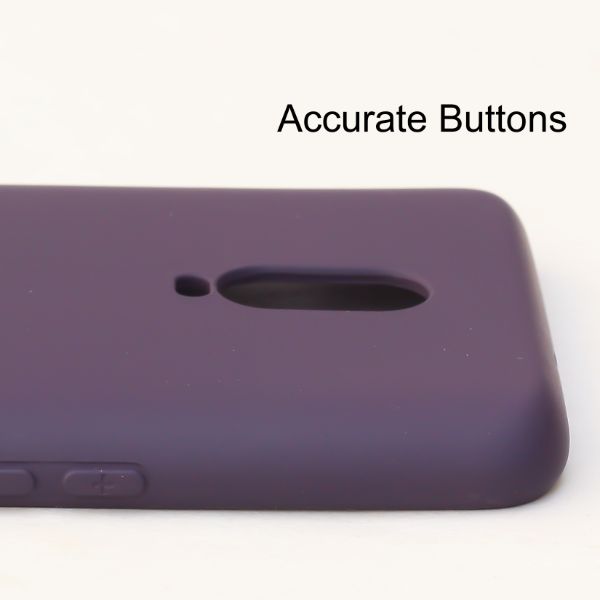 Deep Purple  Camera Original Silicone Case for Oneplus 6T