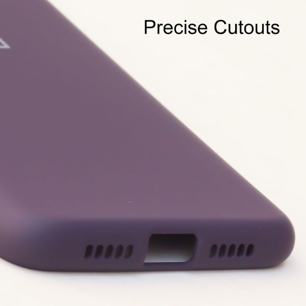 Deep Purple  Camera Original Silicone Case for Oneplus 6T