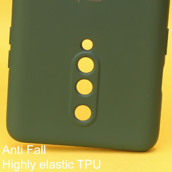 Dark Green Original Camera Silicone case for Oneplus 8