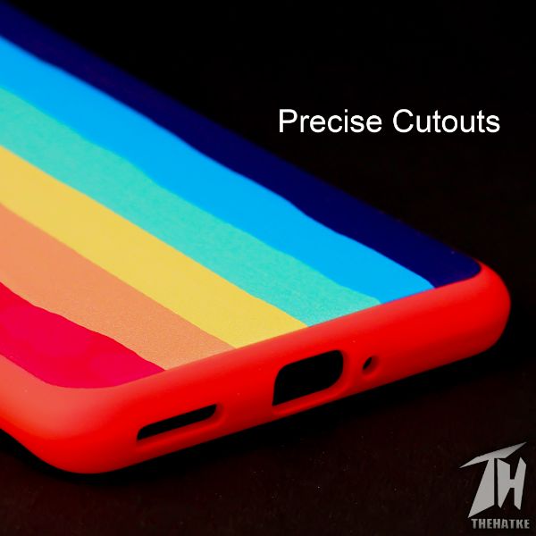 Rainbow Silicone Case for Oneplus 8 Pro