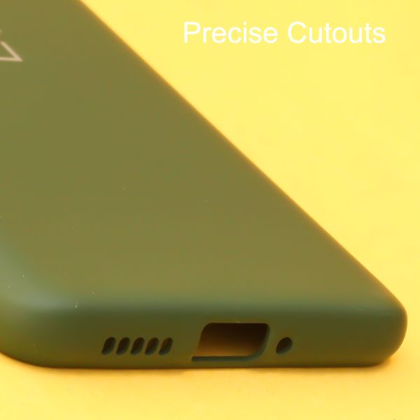 Dark Green Original Camera Silicone case for Oneplus 7T