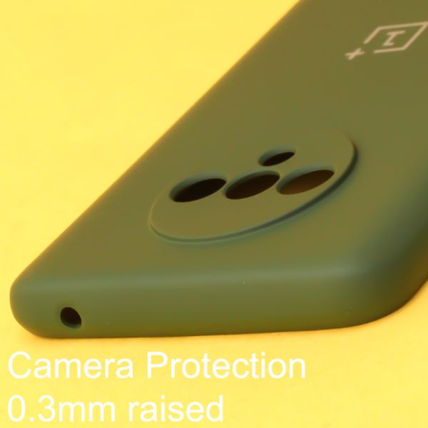 Dark Green Original Camera Silicone case for Oneplus 7T