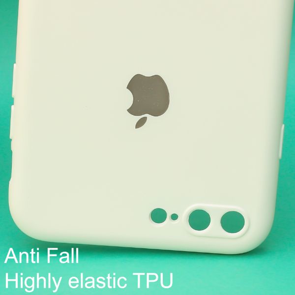 White Camera Original Silicone Case for Apple Iphone 7 Plus