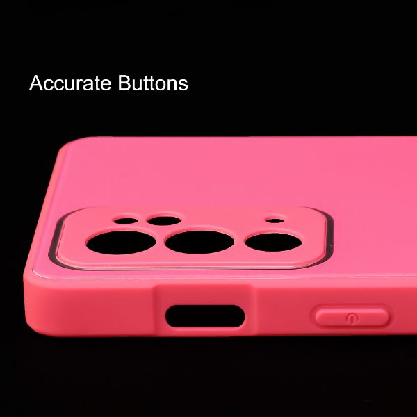Dark Pink camera Safe mirror case for Oneplus 9RT