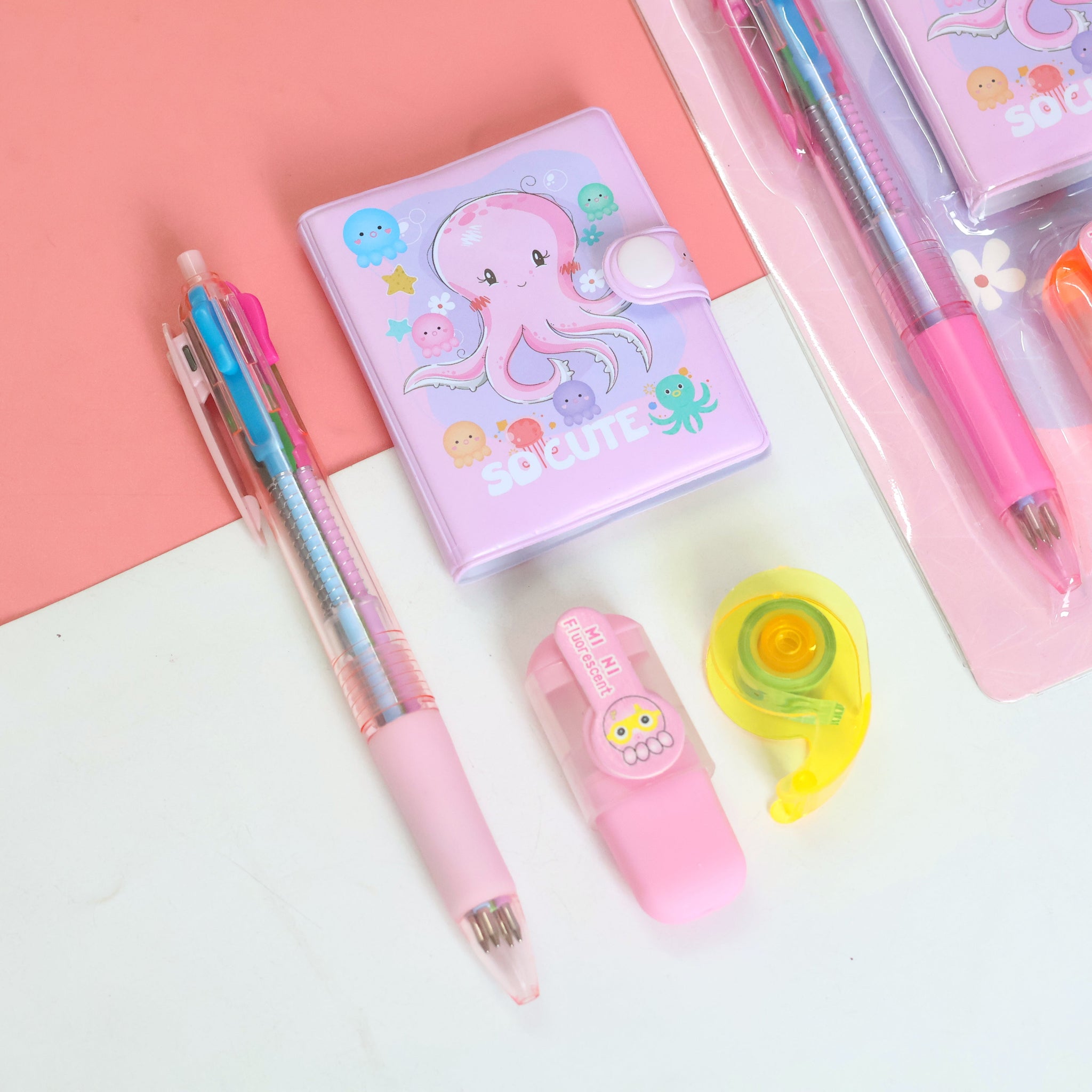 Octopus 4-in-1 Stationery Set