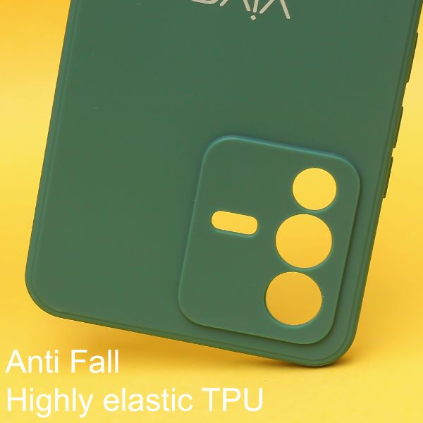 Dark Green Candy Silicone Case for Vivo V23