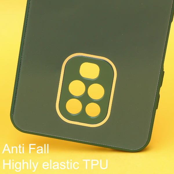 Dark green camera Safe mirror case for Redmi Note 9 Pro