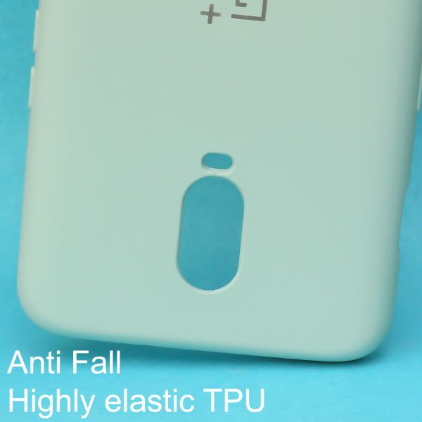 Sea Green Camera Original Silicone case for Oneplus 6T