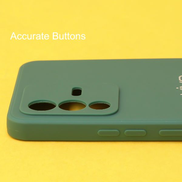 Dark Green Candy Silicone Case for Vivo V23