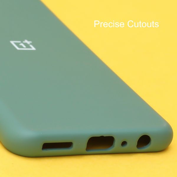Green Original Silicone case for Oneplus 9R