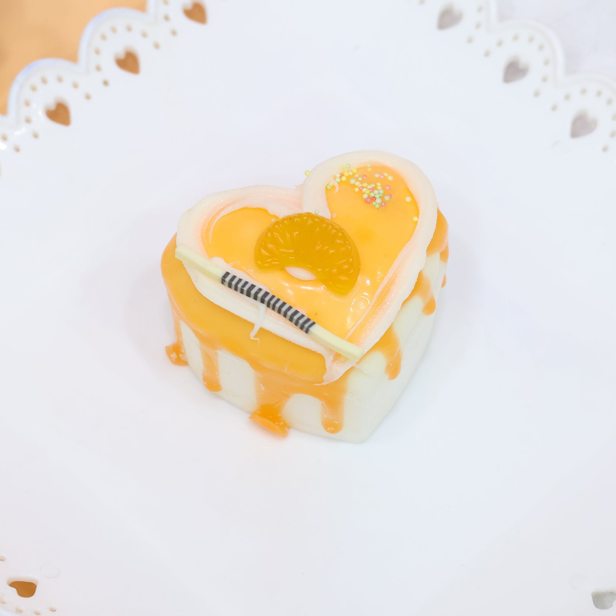 Heart Shape Cake Dessert Fridge Magnet