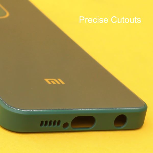 Dark green camera Safe mirror case for Redmi Note 9 Pro