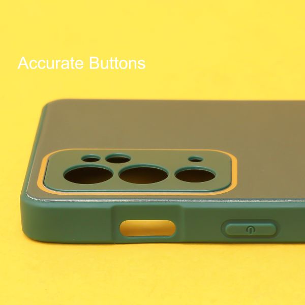 Dark green camera Safe mirror case for Oneplus 9RT