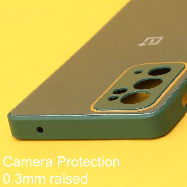 Dark green camera Safe mirror case for Oneplus 9RT