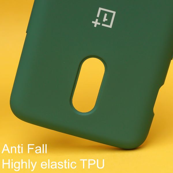 Green Original Silicone case for Oneplus 7