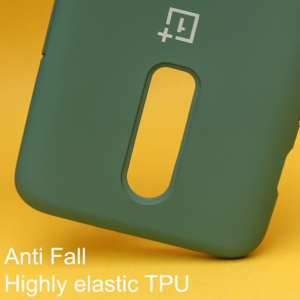 Green Original Silicone case for Oneplus 6