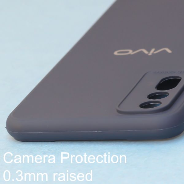 Dark Blue Spazy Silicone Case for Vivo Y20
