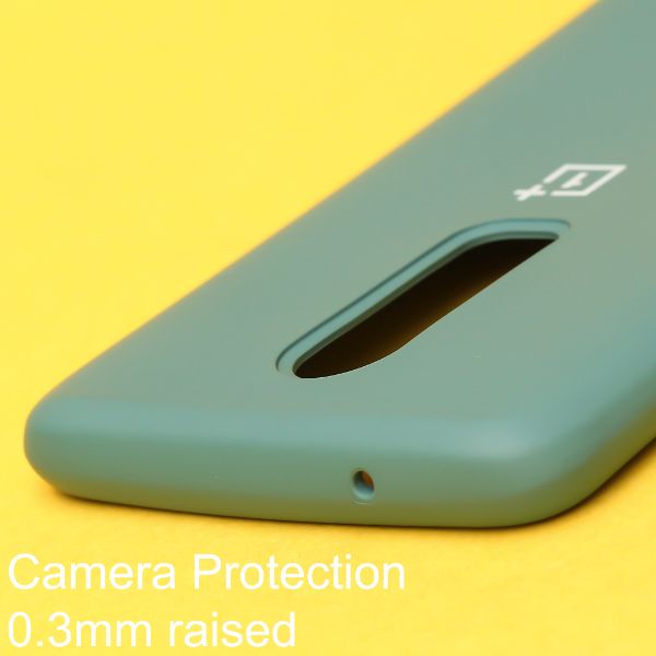 Green Original Silicone case for Oneplus 6