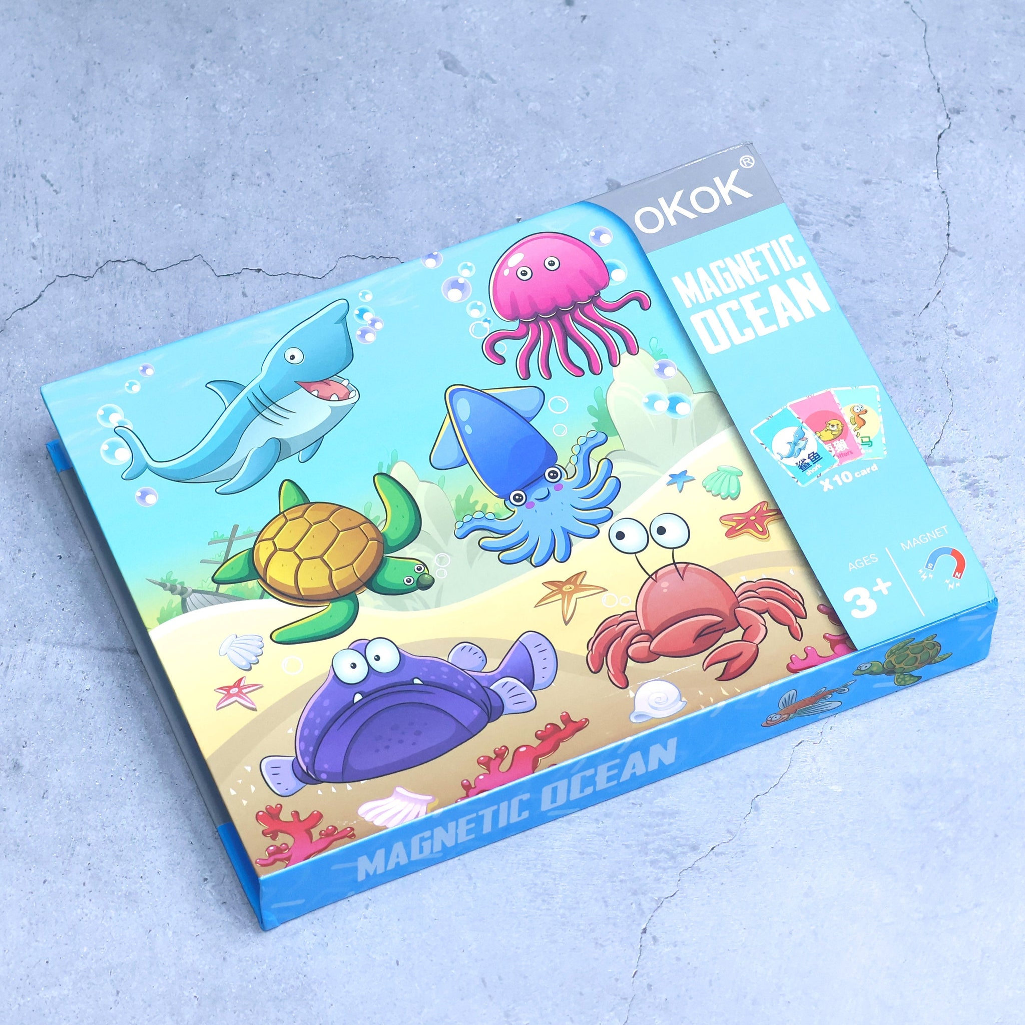 Magnetic Paste Puzzle Game With White Drawing Board