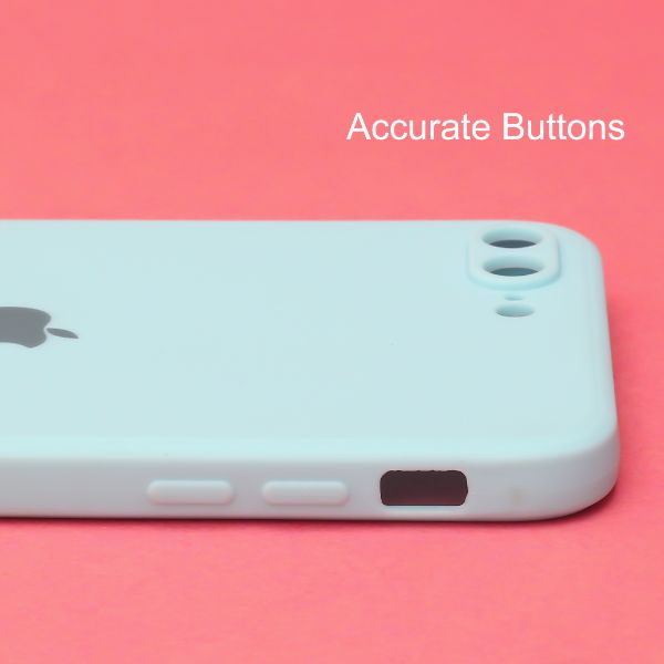 Light Blue Candy Silicone Case for Apple Iphone 7 plus