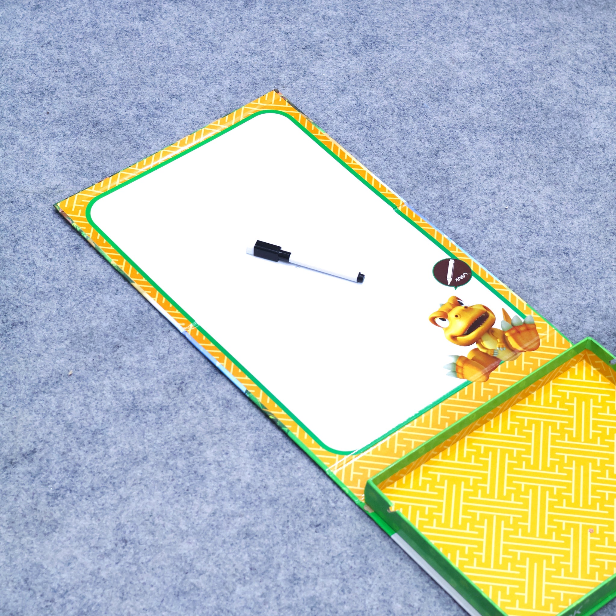 Magnetic Paste Puzzle Game With White Drawing Board