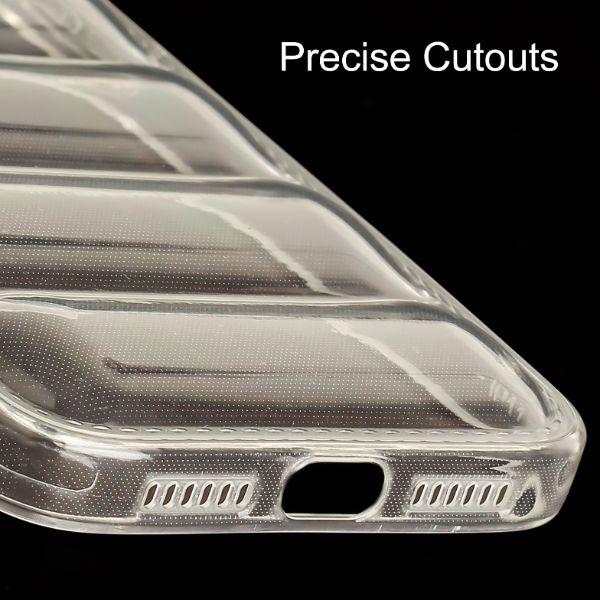 Transparent  Puffon silicone case for Apple iPhone 12