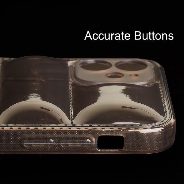 Smoke Transparent  Puffon silicone case for Apple iPhone 11