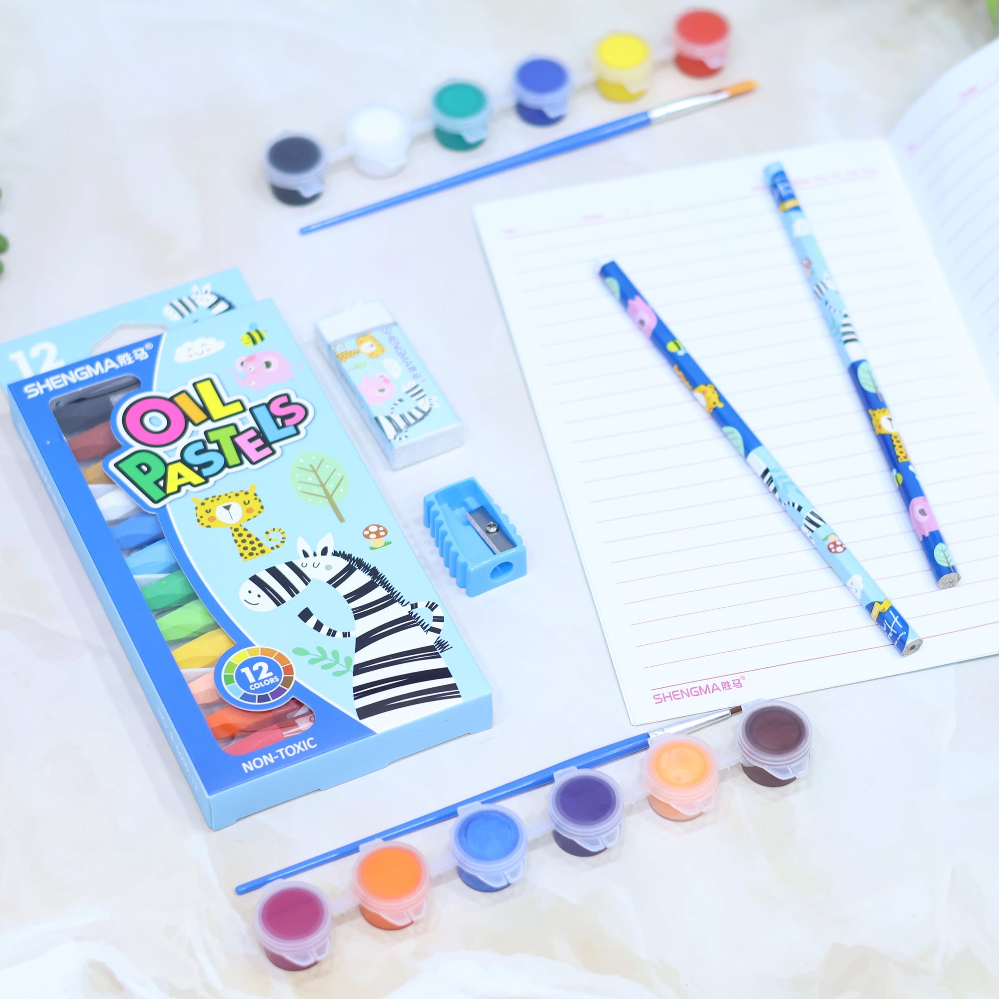 Zoo Theme Stationery Drawing Set ( Pack Of 7 )