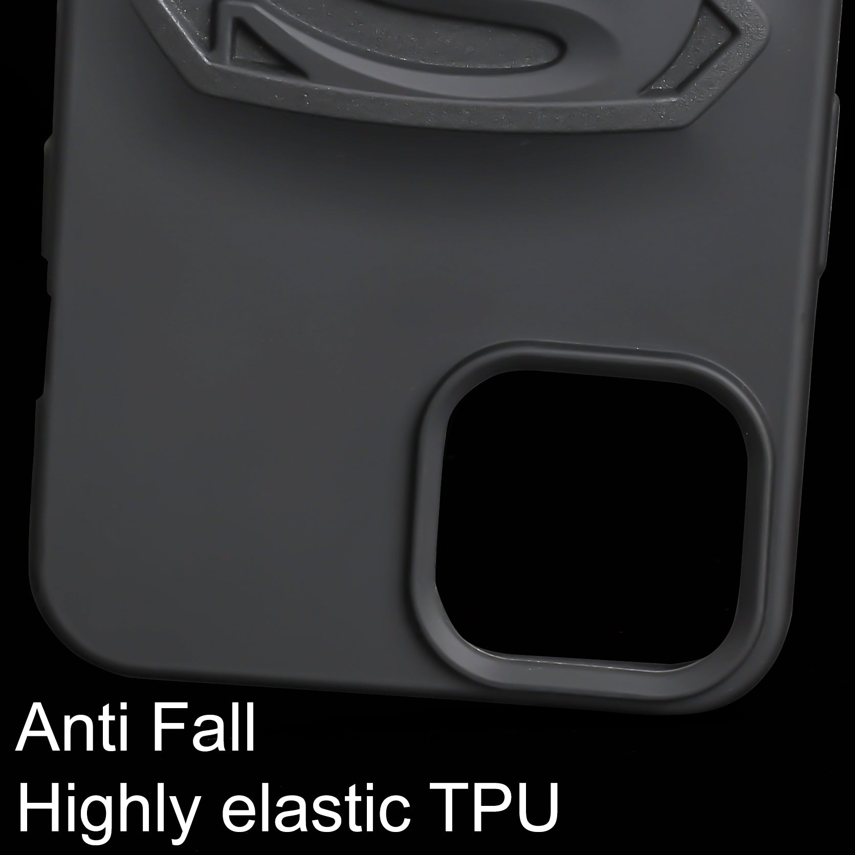 Superhero -S Engraved silicon Case for Apple Iphone 14