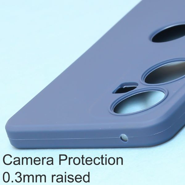 Dark Blue Candy Logo cut Silicone Case for Oneplus Nord CE 3 Lite