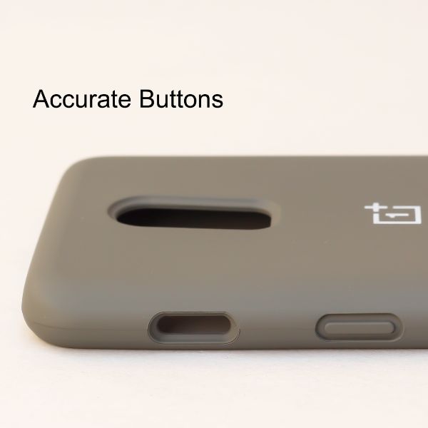 Grey Original Silicone case for Oneplus 6T