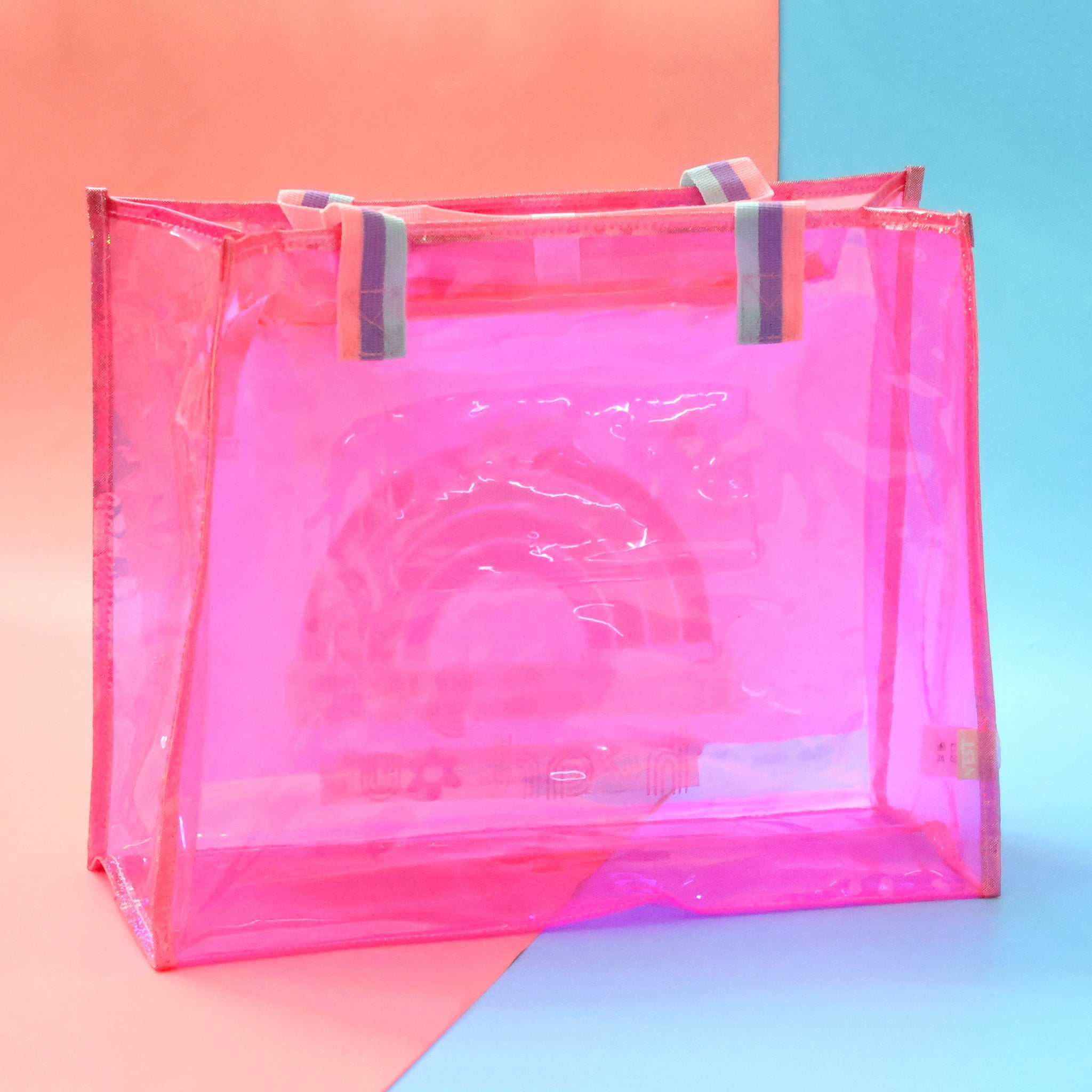 Sparkle in Style: Holographic Tote Bag