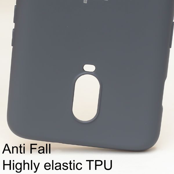 Grey Original Camera Silicone case for Oneplus 6T