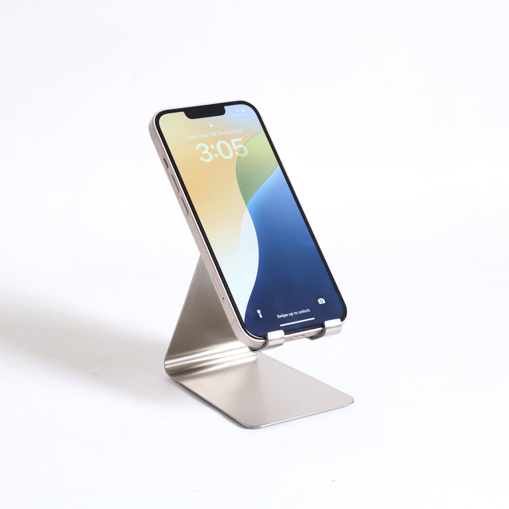 Custom Silver Desk Mobile Stand – Perfect for Corporate Gifting & Personal Use