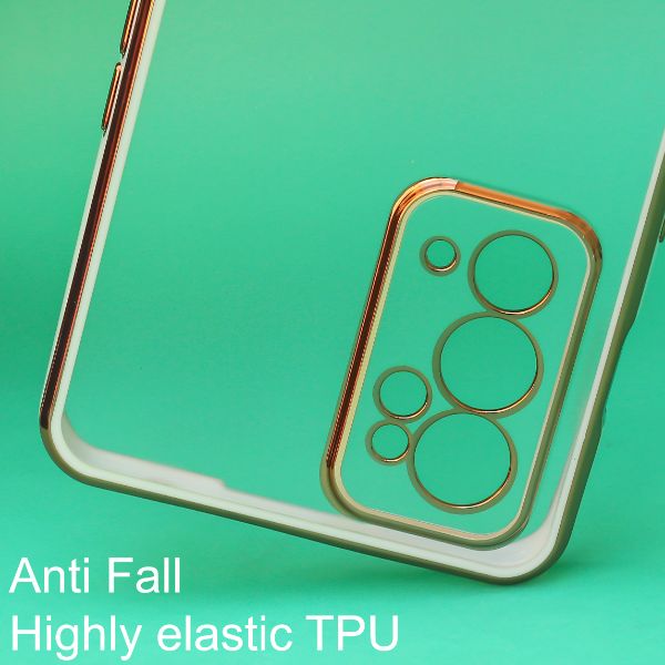 White Electroplated Transparent Case for Oneplus 9RT