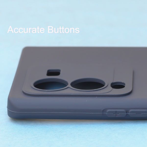 Dark Blue Spazy Silicone Case for Vivo V25 Pro