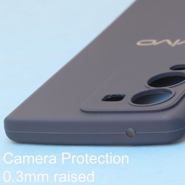 Dark Blue Spazy Silicone Case for Vivo V25 Pro