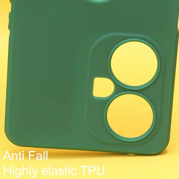 Dark Green Logo Cut Candy Silicone Case for Oneplus Nord CE 3 Lite 5G