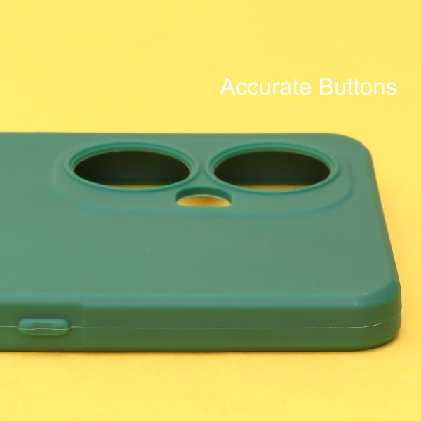 Dark Green Logo Cut Candy Silicone Case for Oneplus Nord CE 3 Lite 5G
