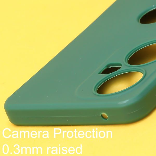 Dark Green Logo Cut Candy Silicone Case for Oneplus Nord CE 3 Lite 5G