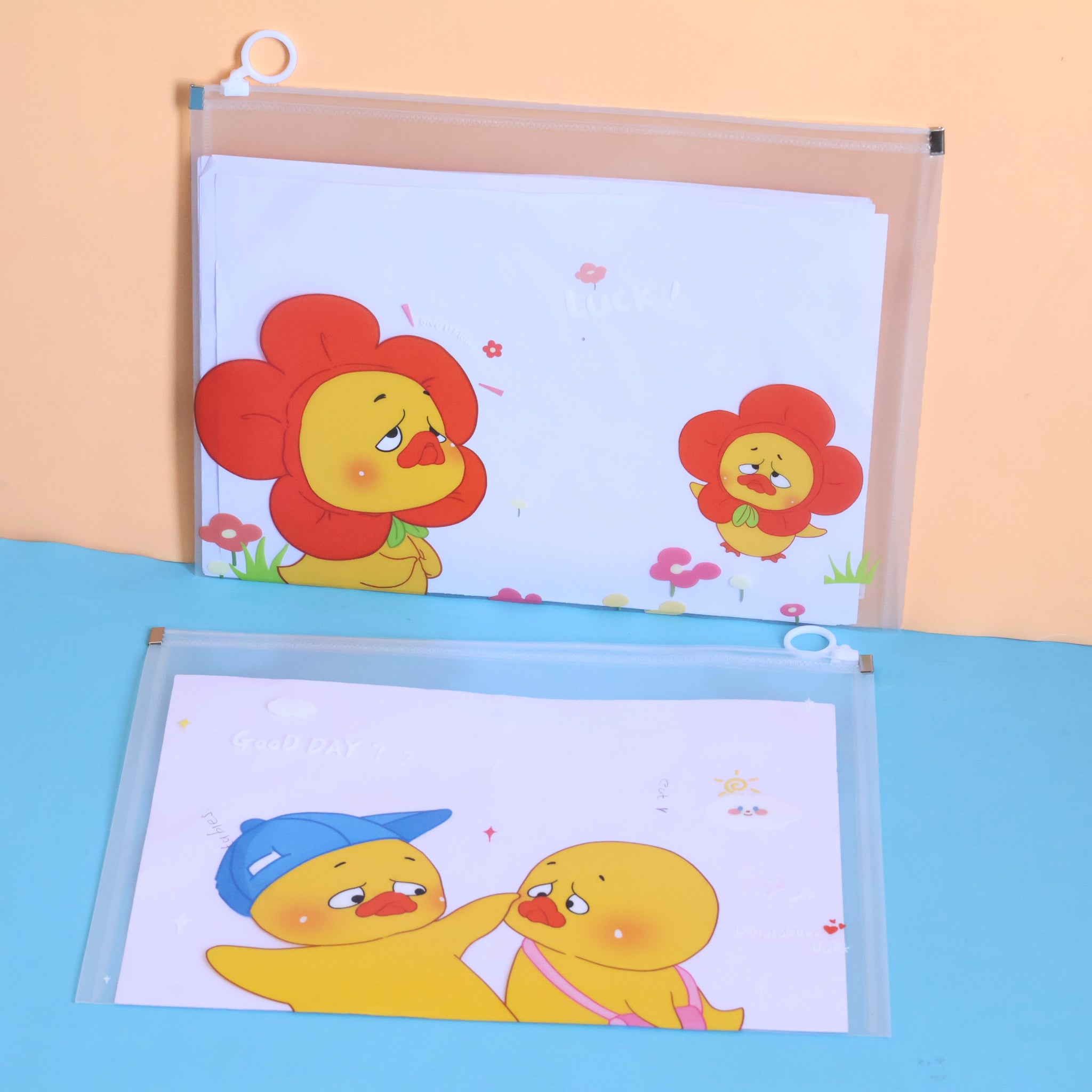 Duck A4 Zipper File Folder