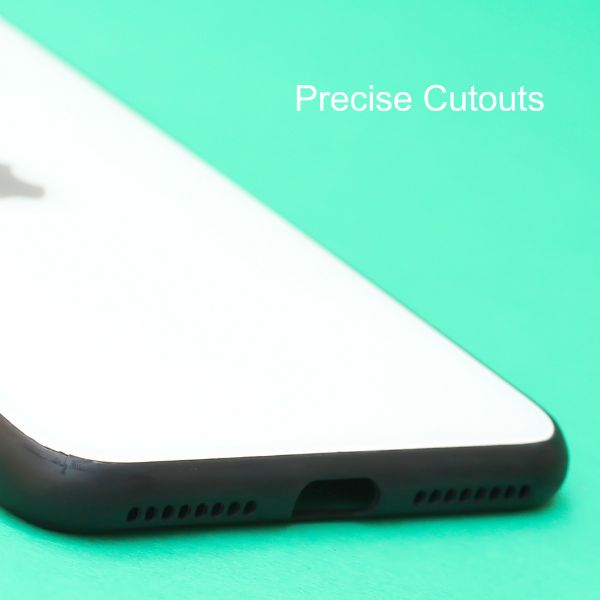 White Multi Camera Glass case for Apple iPhone 8 Plus