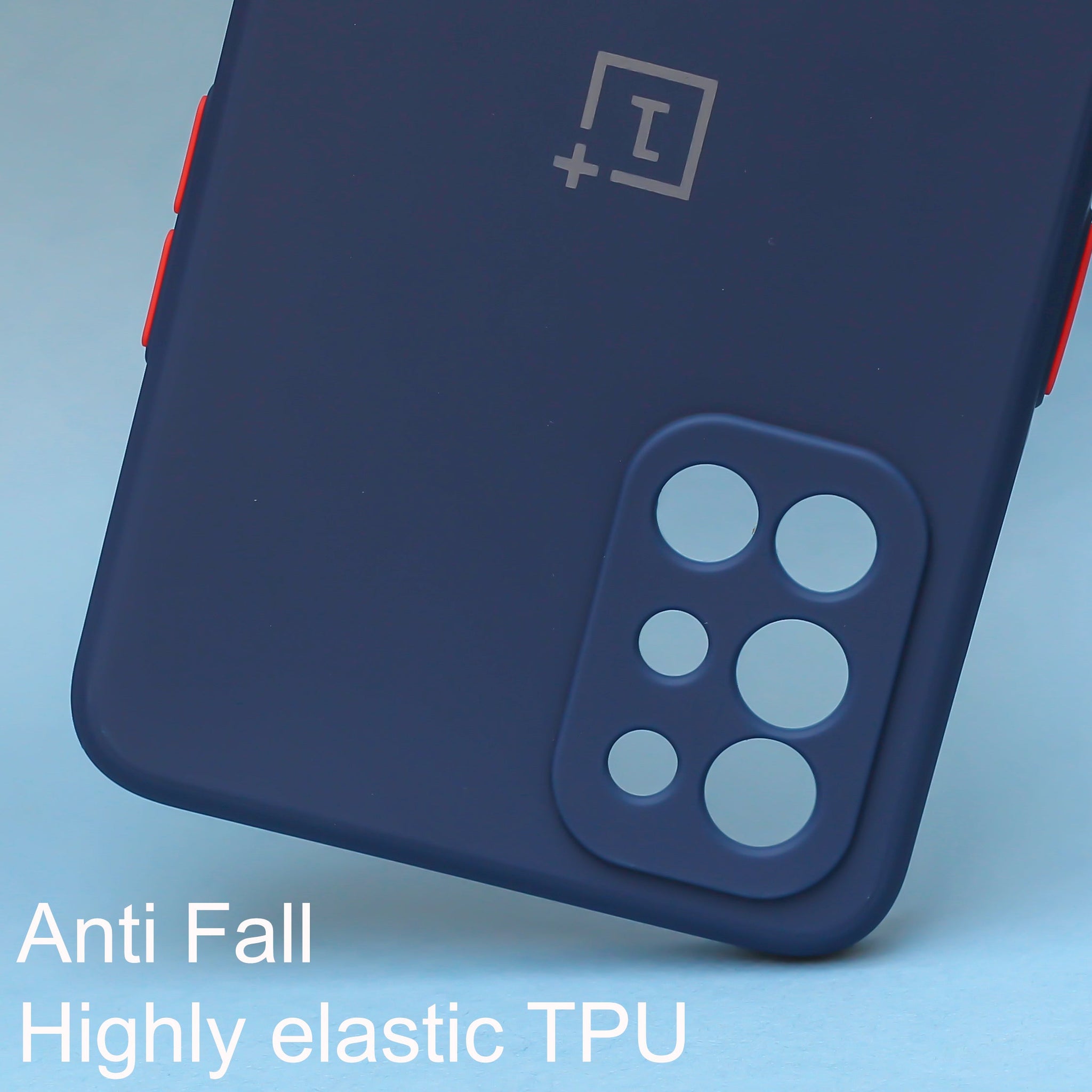 Dark Blue Candy Silicone case for Oneplus 9R